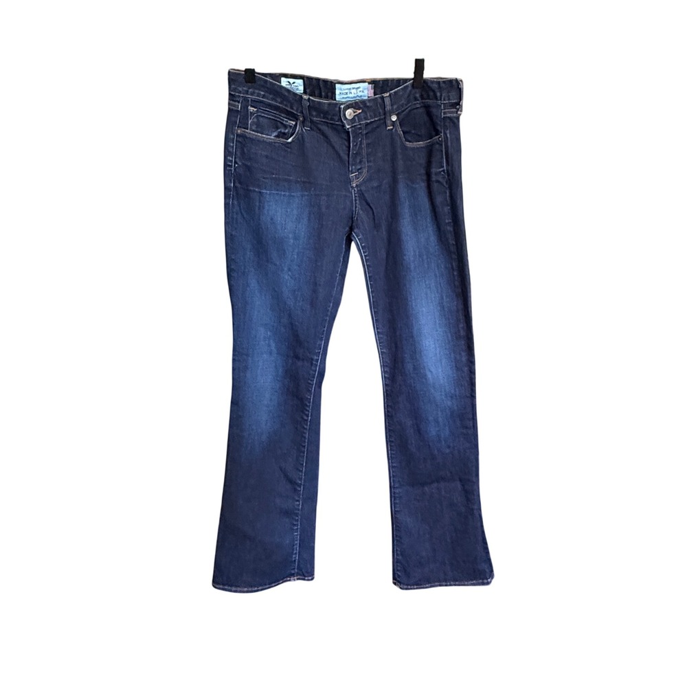 Lucky Brand Lolita Boot Jeans‎ White Oak Cone Denim 8/29 Blue Excellent Ankle US